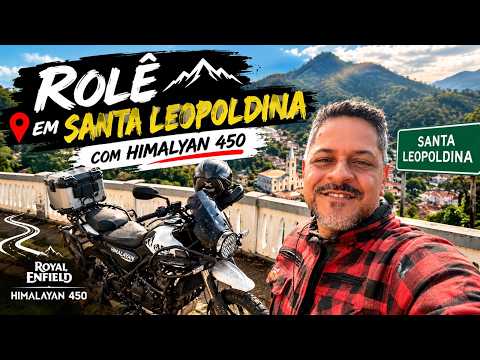 🏍️ ROLÊ EM SANTA LEOPOLDINA | HIMALAYAN 450 PELAS ESTRADAS DO ES 🌄