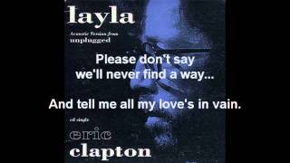 Eric Clapton - Layla (MTV Unplugged Acoustic Version)(1992)