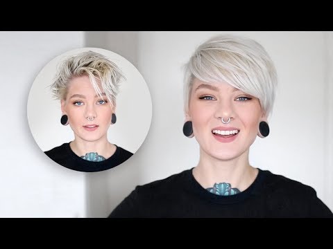 How to Style a Pixie Cut & Side Bangs in 3 Easy Steps
