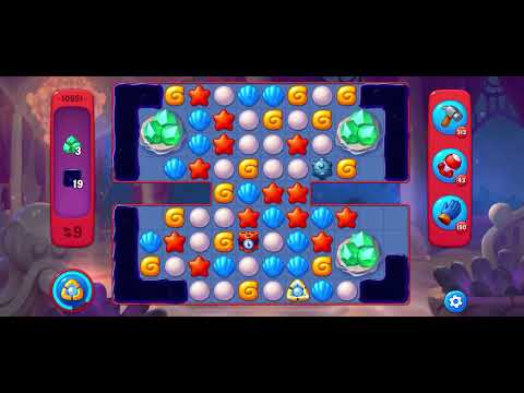 Fishdom Hard level 10951 no boosters フィッシュダム ハード