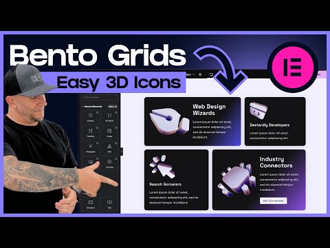Designing Bento Grids In Elementor (with Easy & Free 3D Icon Graphics)