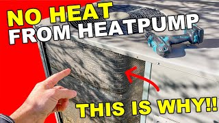 No Heat From Heat Pump?! THIS MIGHT BE WHY!!