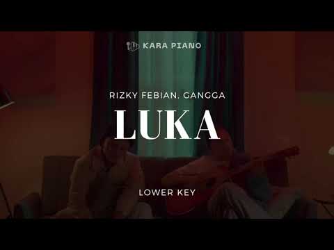 Rizky Febian, GANGGA - Luka (Lower Key Karaoke Piano)