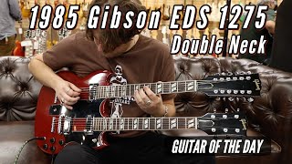 Video thumbnail for 1985 Gibson EDS 1275 Double Neck Cherry | Guitar of the Day by Normans Rare Guitars