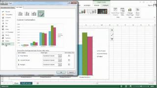 How to Overlap Two Different Types of Graphs in Excel : MS Excel Tips