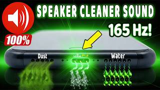 165Hz Speaker Fix Sound | Frequency Audio Cleaner for Water Removal & Dust Clear Fast