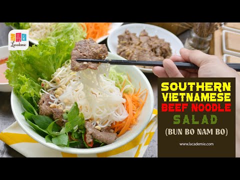 Southern Vietnamese Beef Noodle Salad (Bún bò Nam bộ)