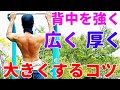 【筋トレ】懸垂で広背筋を大きく強くするコツとは?