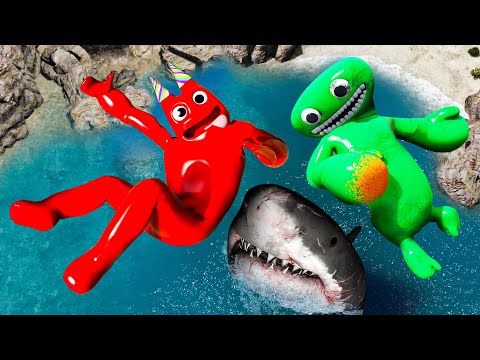 GTA 5 Garten of Banban Epic Ragdolls Jumps and Fails ep.1