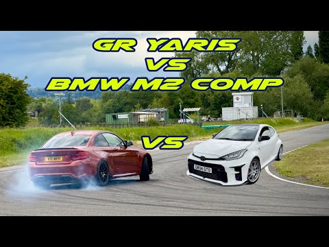 BMW M2 Comp vs Toyota GR Yaris at Curborough Sprint Course