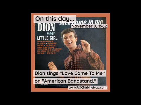 November 9, 1962 – Dion