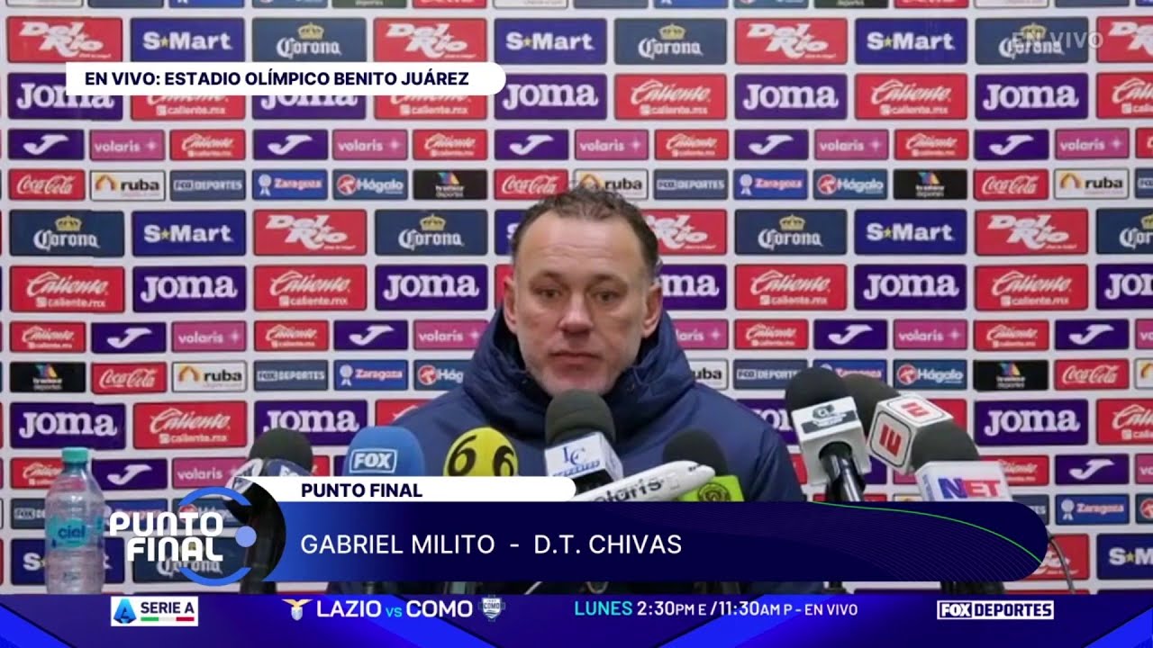 🐐🚨 GABRIEL MILITO toma con calma el segundo triunfo de CHIVAS en el CLAUSURA 2026 | Punto Final