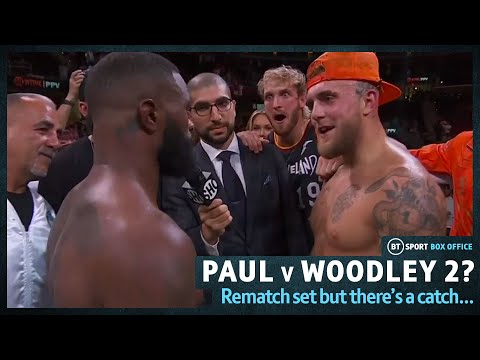 Jake Paul v Tyron Woodley 2? 🤔 Rematch Targeted After Woodley Agrees To 'I Love Jake Paul Tattoo