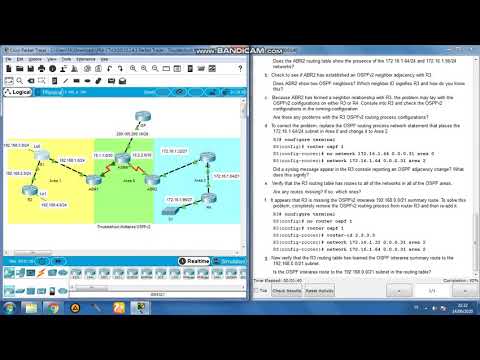 10.2.4.3 Packet Tracer - Troubleshoot Multiarea OSPFv2