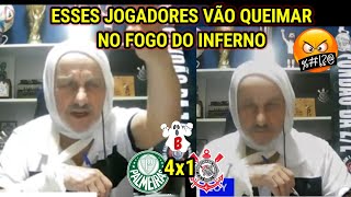 REAÇÕES do COY CORINTIANO PUTASSO COM GOLEADA HUMILHANTE l PALMEIRAS 4X1 CORINTHIANS