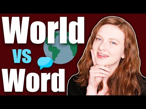 How to Pronounce "World" and "Word" (in British English)