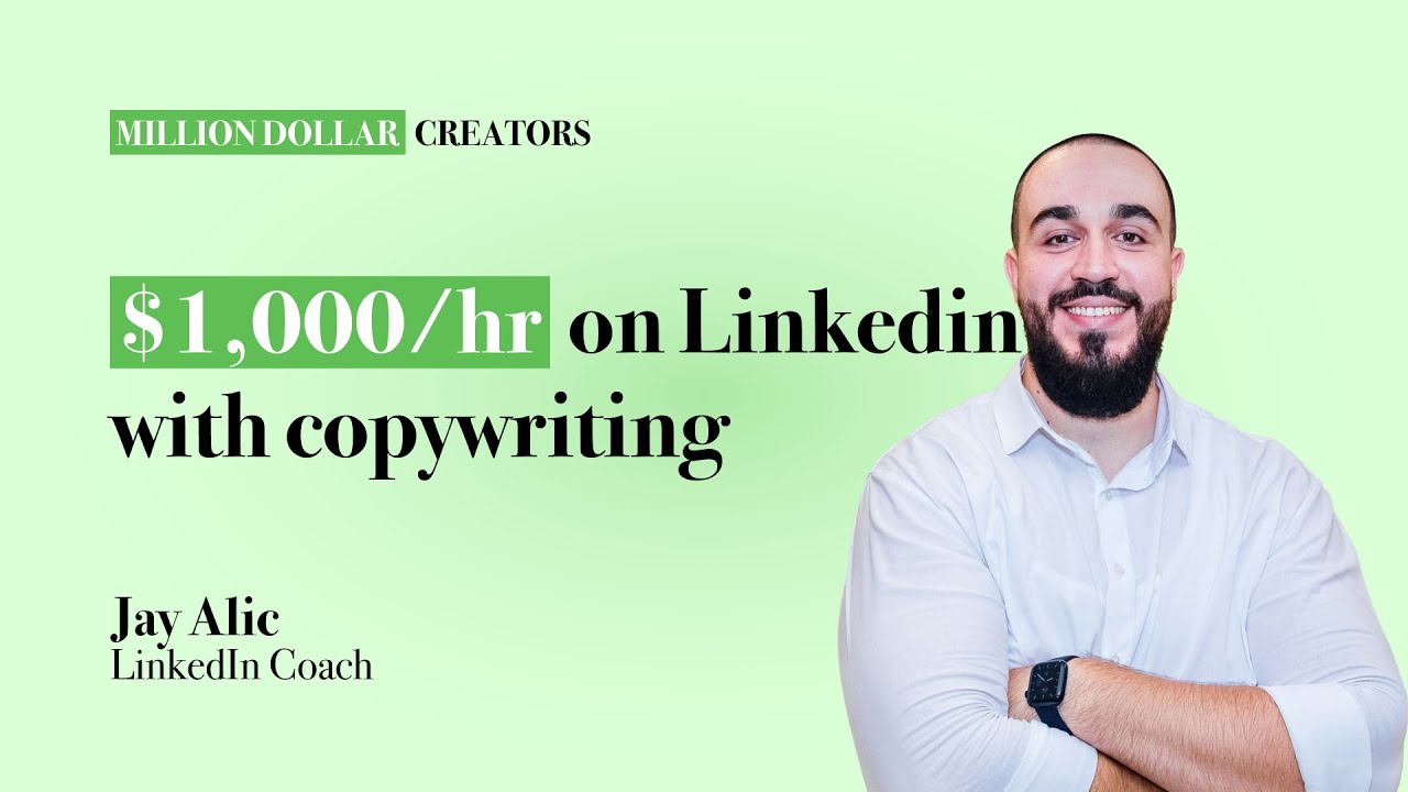 Jay Alic's $1,000/Hour Blueprint: Copywriting with LinkedIn @thejasminalic