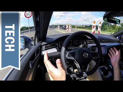 Neuer Travel Assist im VW Passat 2019: Teilautomatisiertes Fahren & Baustellenassistent im Test
