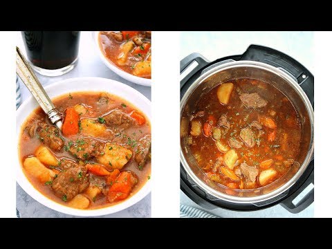 Instant Pot Guinness Beef Stew recipe | Crunchy Creamy...
