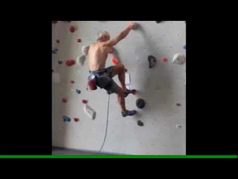 Doc the Rock n Roll Train climb 6c