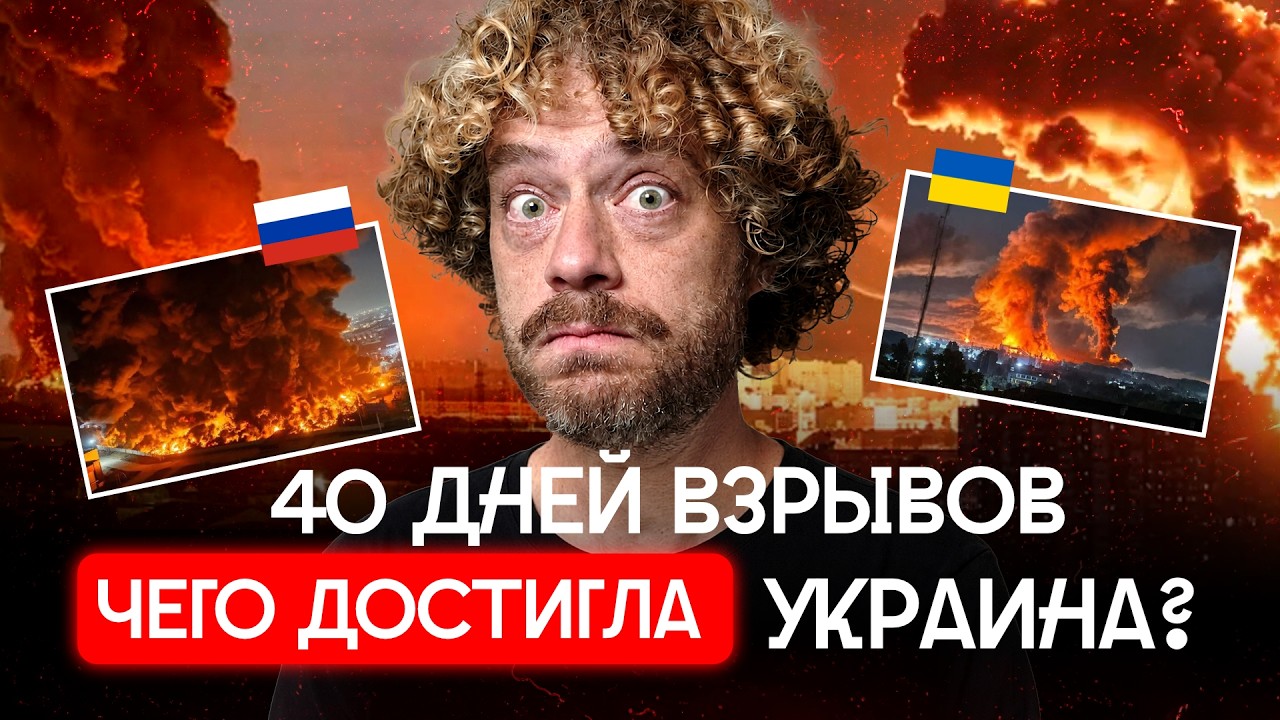 Россия горит — Украина тоже: последствия «зеркальных ударов» | Итоги 40 дней ?