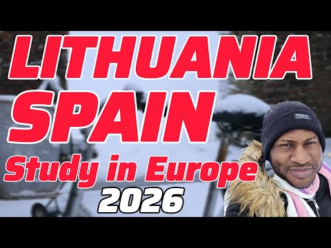 Study in Spain and  Lithuania 🇱🇹 in 2026
