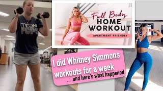 Whitney Simmons kicked my butt. (Here’s proof)