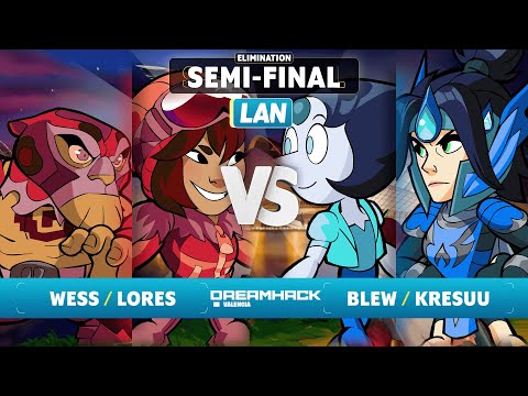Wess & Lores vs Blew & Kresuu - Elimination Semi-Final - Dreamhack Valencia 2023 - LAN 2v2
