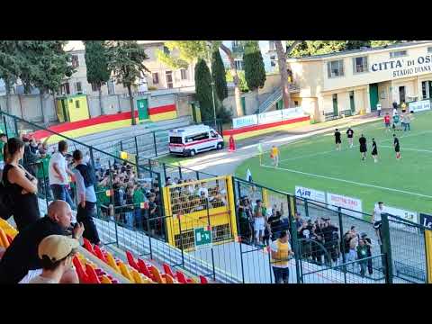 Osimana - Castelfidardo 1-2 | tensione tra le opposte tifoserie a fine gara