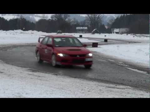 Zapała Mariusz - Mitsubishi Lancer EVO - SuperOES 2 Runda Tor Kielce 23-02-2013