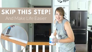 How to Paint Railing Without Sanding! | How to Skip This Tedious Step and Still get Pro Results