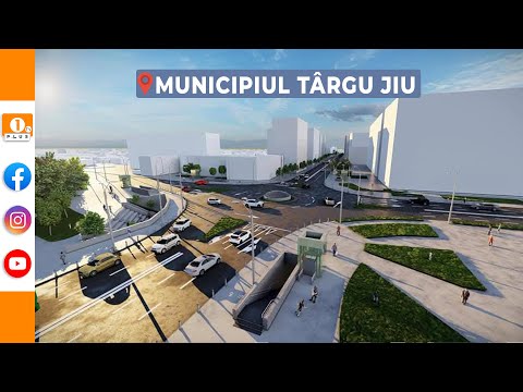 🟠 25 million euro pedestrian crossing in Târgu Jiu
