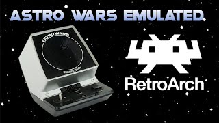 Astro Wars Emulated on Retroarch