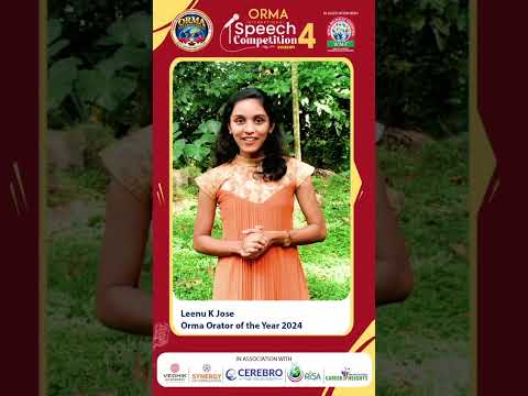 Season 4 Campaign by Leenu K Jose, ORMA Orator of the Year 2024