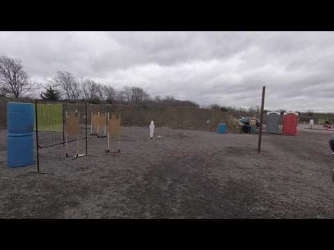 USPSA stage with Texas star at Collin County