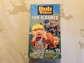 Bob The Builder Fun Games 2002 Blockbuster Kidmongous VHS