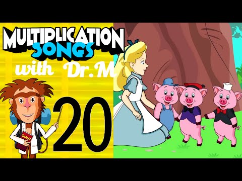 Multiplication Song 20 - Alice Fantasizes a Plenty | Muffin Songs