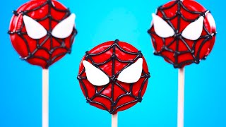 SPIDERMAN COOKIE POPS - NERDY NUMMIES