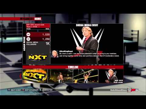 WWE 2K15 Adam Rose MyCareer: Episode #6 Vs Tommy Wall