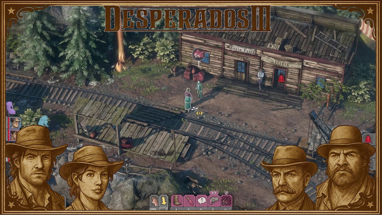 #desperados3 : Kate ist in Flirtlaune, den rest machen Cooper und Mc`Coy