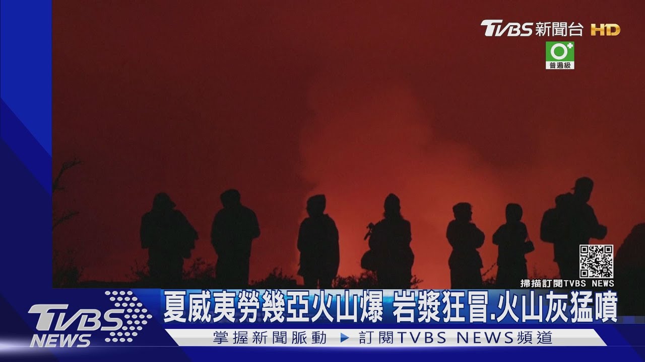 夏威夷勞幾亞火山爆 岩漿狂冒、火山灰猛噴