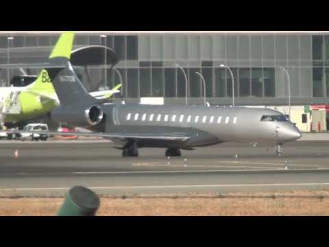 Private Bombardier BD 700 1A10 Global 6000 N470B at Malaga LEMG
