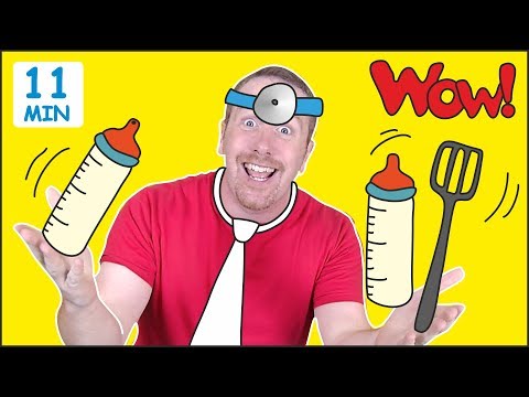 Jobs for Kids + MORE Fun Speaking Stories for Children from Steve and Maggie | Learn Wow English TV