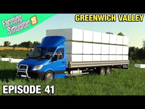 SILAGE ON A SPRINTER Farming Simulator 19 Timelapse - Greenwich Valley FS19 Ep 41