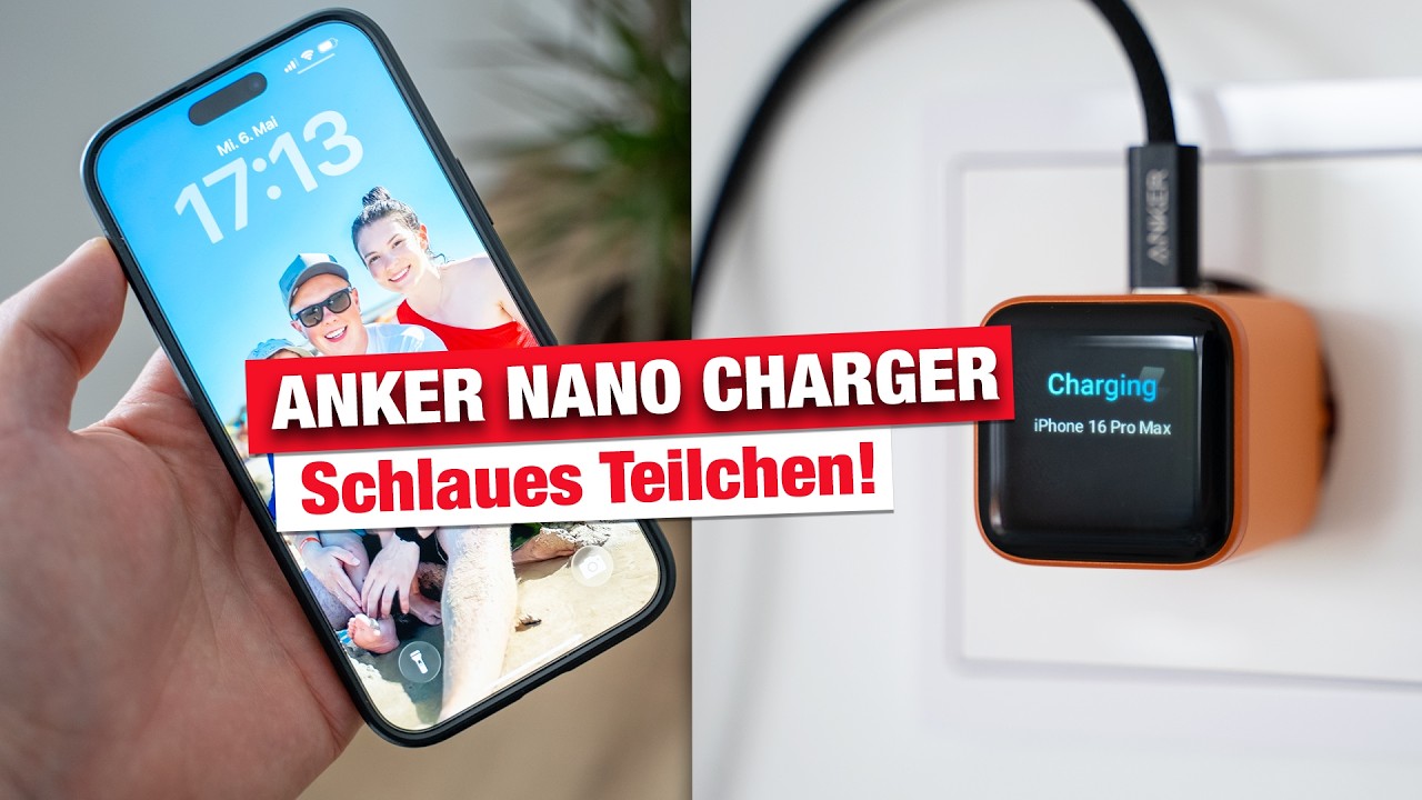 Anker Nano Charger - Trotz 45 W kompakt & smart - Dieses Ladegerät erkennt dein iPhone 17 / Pro