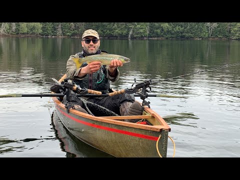 Brookie Brothers: Adirondack Spring Trout Canoe Camp in the Snow