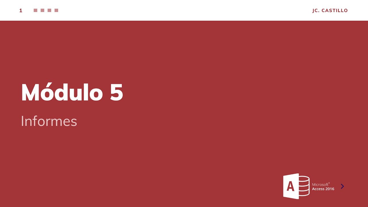 Módulo 5 | Informes + Ejercicios Prácticos