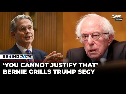 'That's Not The Question': Fiery Sanders Vs Bessent Clash during Senate Hearing | Rewind 2025 | US
