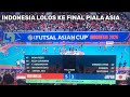 LIVE INDONESIA VS JEPANG SEMIFINAL ASIAN FUTSAL 2026