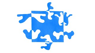 [Notan Art] Let's create a design using positive and negative space I Easy art tutorial for beginner